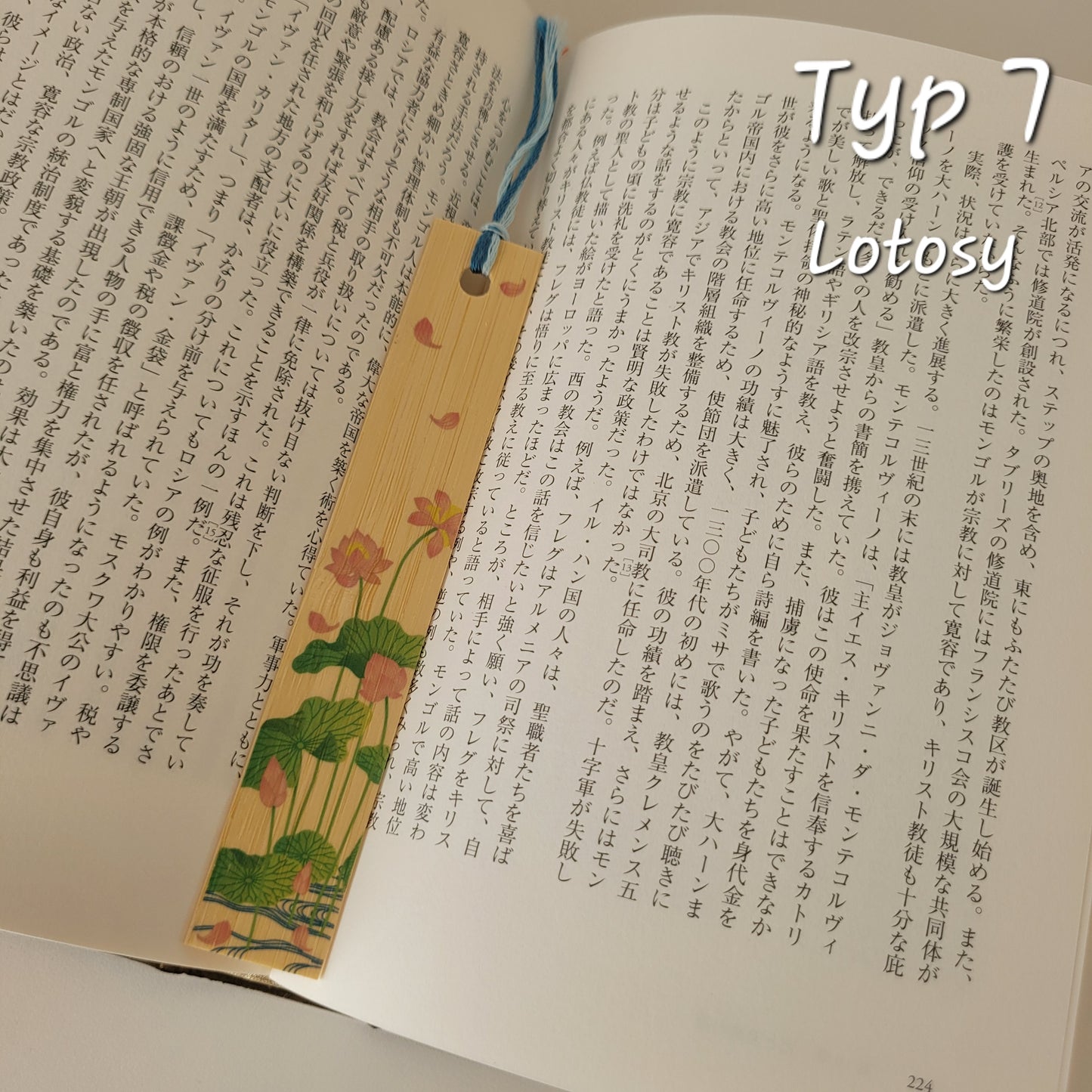 Bambusowe zakładki do książek z Japonii