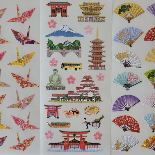 **Nowe wzory* Ozdobne Naklejki z Japonii