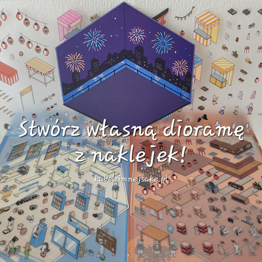 *Na prezent* Miniaturki z Naklejek - Japonia na co dzień