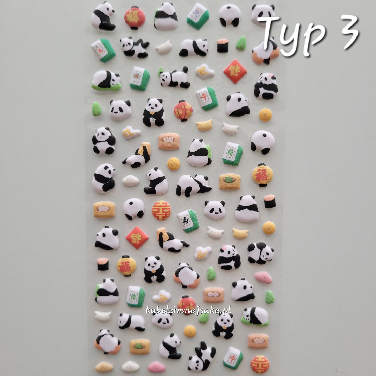 Wypukłe Mini Naklejki