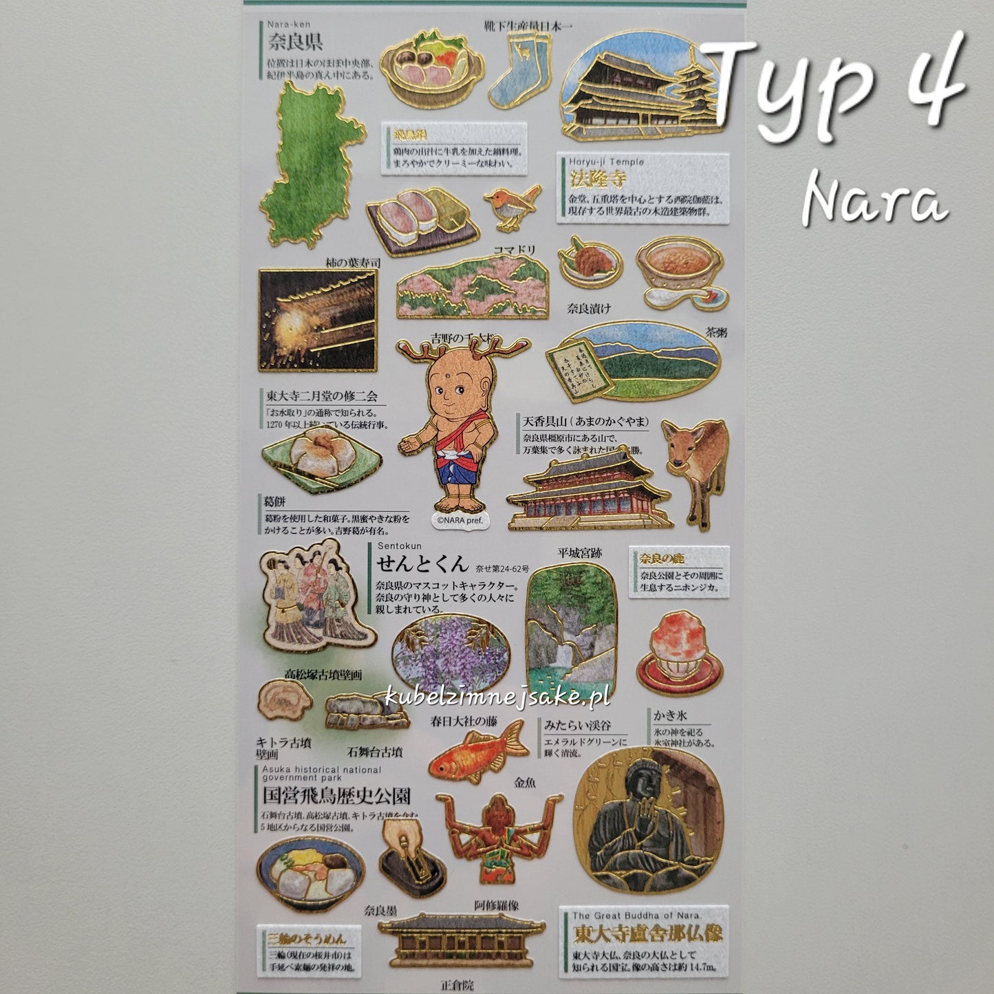 *Popularne* Prefektury Japonii w Naklejkach