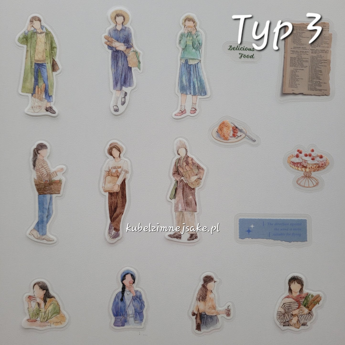 Zestawy Naklejek Typu Flake Stickers