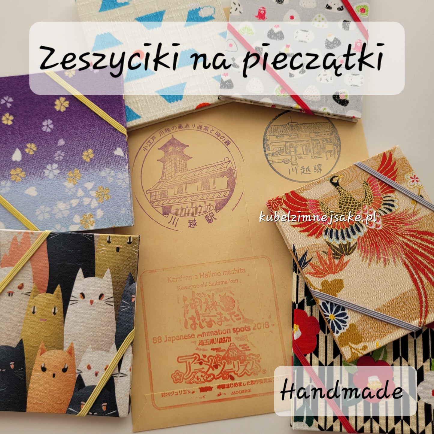 *Ostatnia sztuka* Zeszycik na Pieczątki z Japonii | Handmade