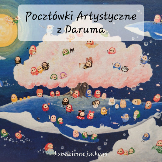 *Nowość* Pocztówki Artystyczne z Daruma | Iwate