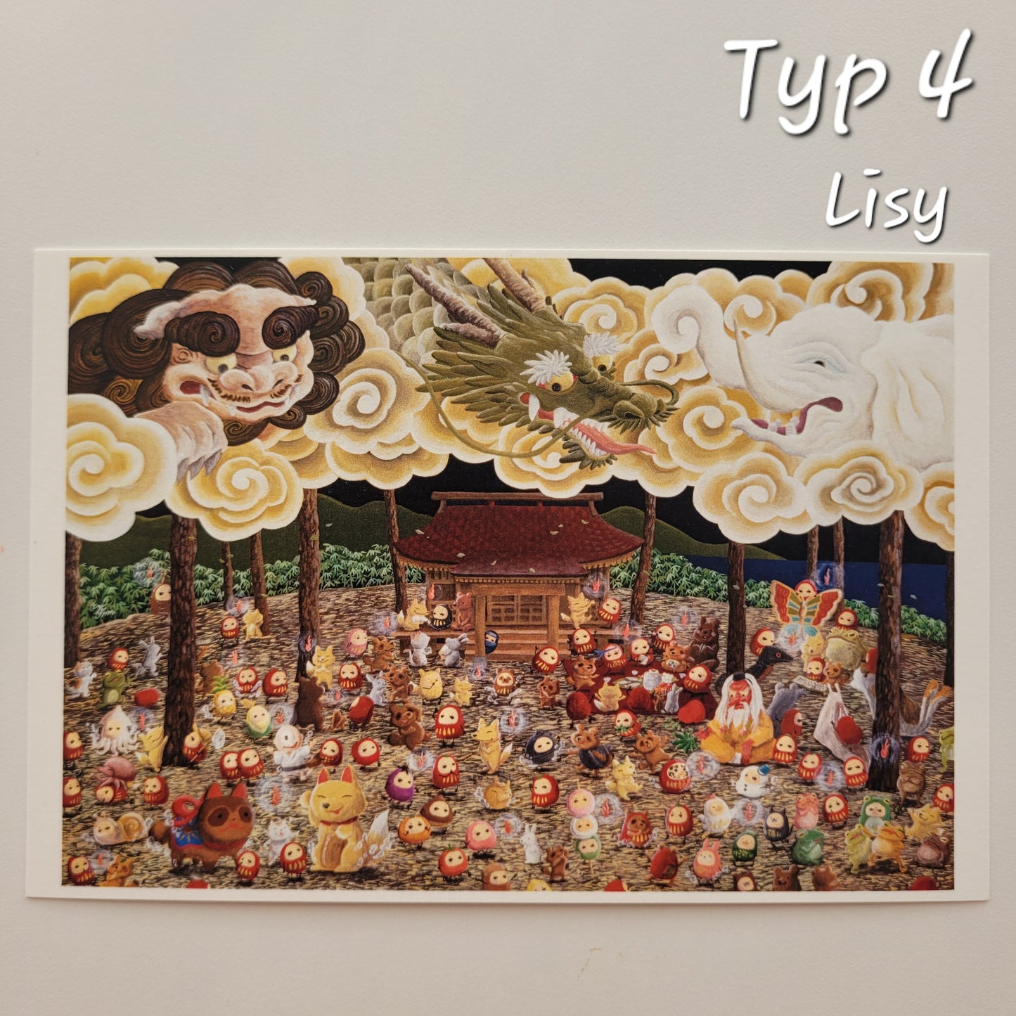 *Nowość* Pocztówki Artystyczne z Daruma | Iwate