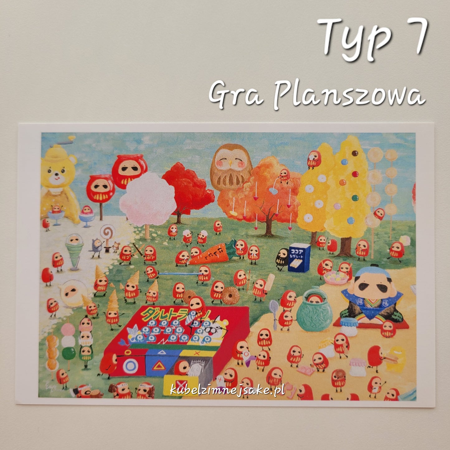 *Nowość* Pocztówki Artystyczne z Daruma | Iwate