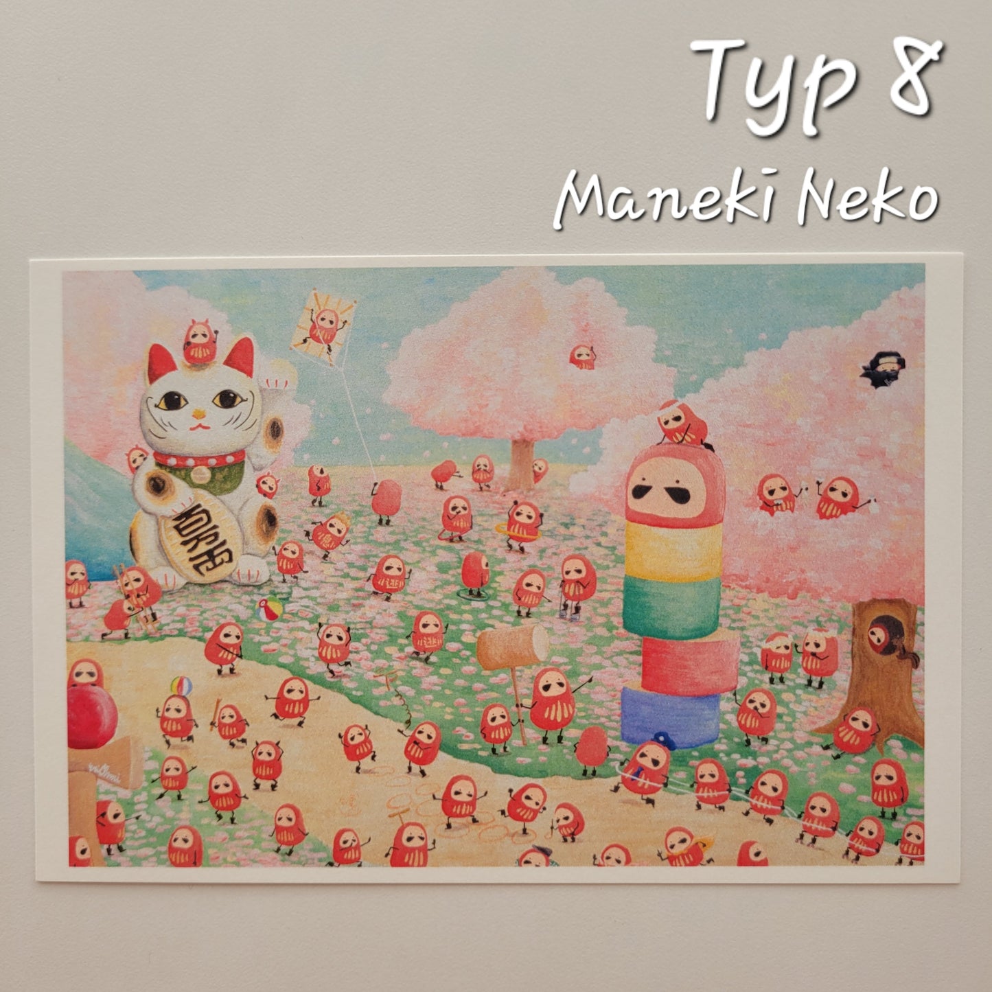 *Nowość* Pocztówki Artystyczne z Daruma | Iwate