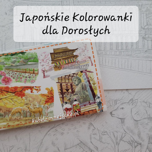 *Nowość* Japońskie Kolorowanki dla Dorosłych | Miasto Nara