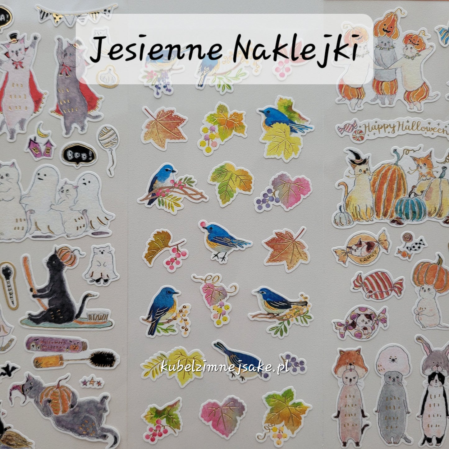 *Nowość* Jesienne Naklejki z Japonii