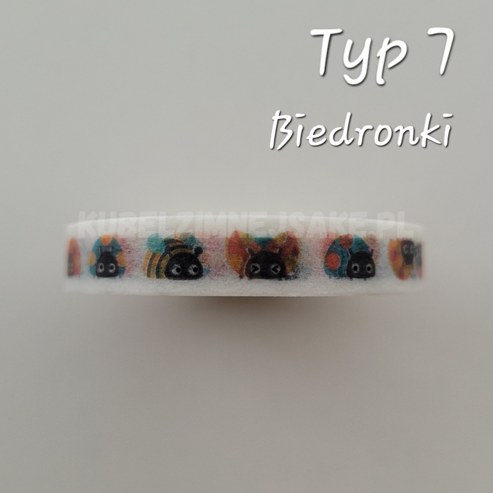 **Nowość* Ozdobna Taśma Washi Slim | Washi Tape z Japonii