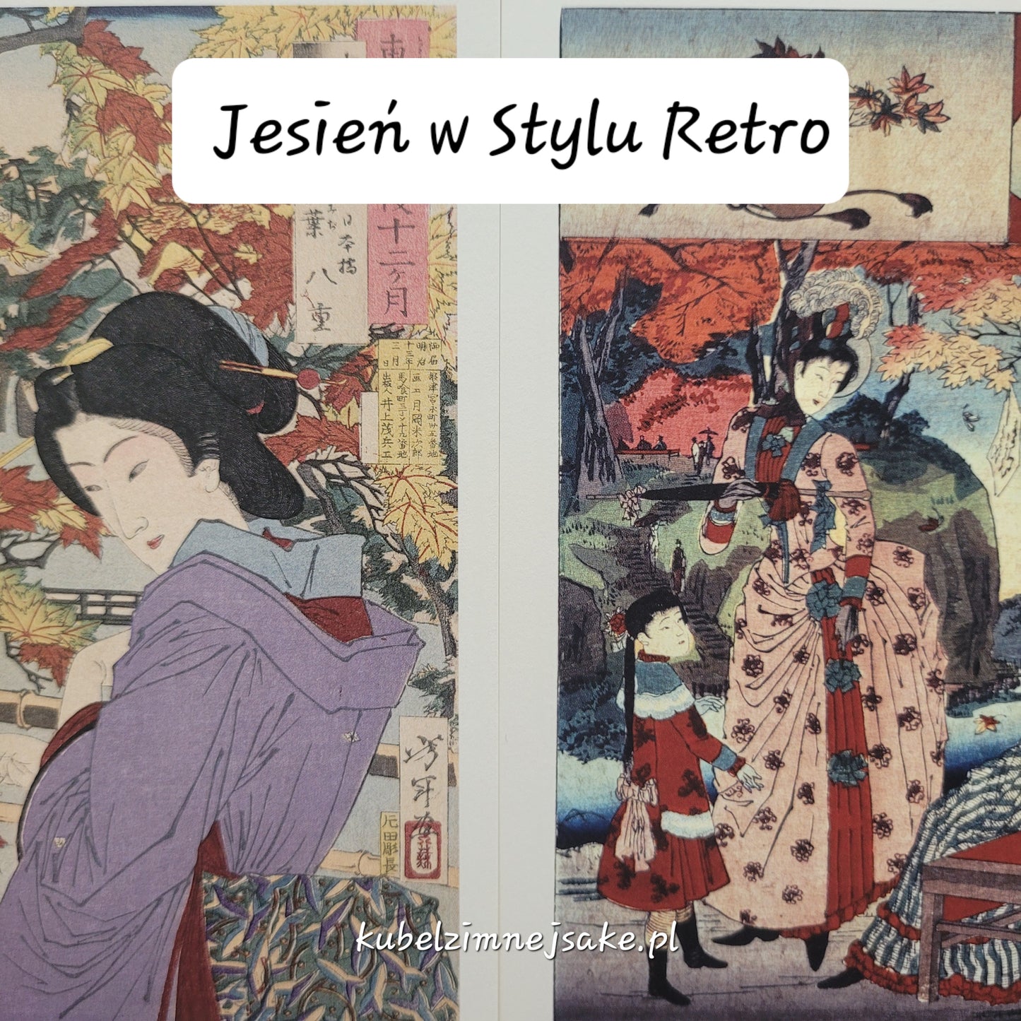 *Nowość* Jesień | Pocztówki Retro