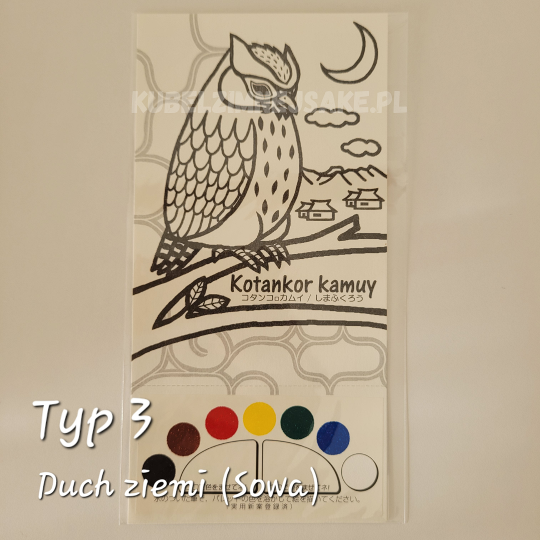 *Hokkaido* Pocztówki do Malowania z Duchami Kamuy