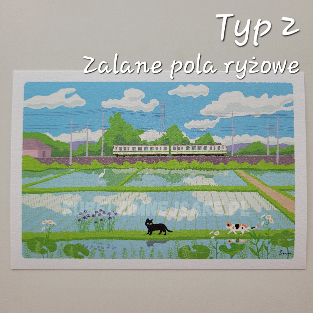 *Wiosna* Pocztówki Wiosenne "Koty w Podróży"