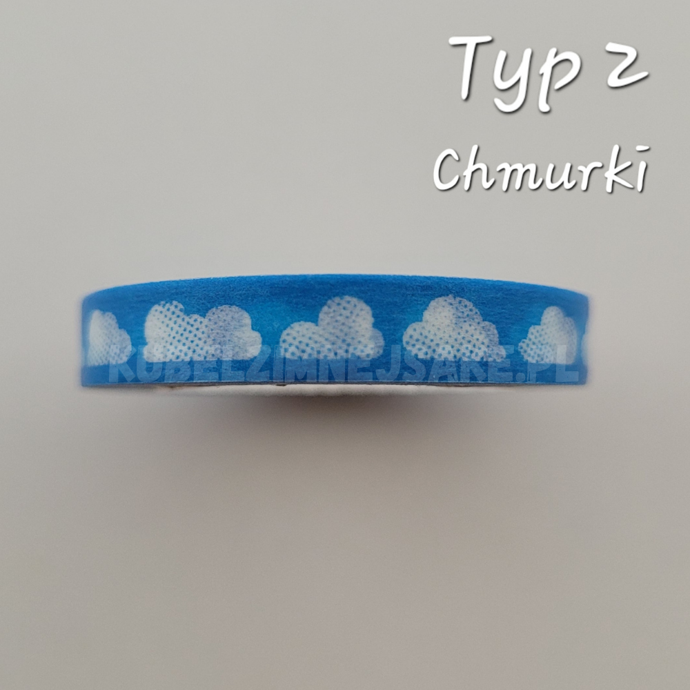 **Nowość* Ozdobna Taśma Washi Slim | Washi Tape z Japonii