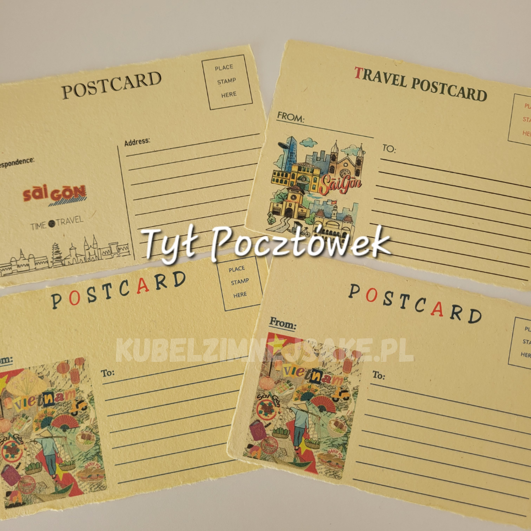 *Nowość* Pocztówki z Wietnamu | Vintage | Seria Limitowana