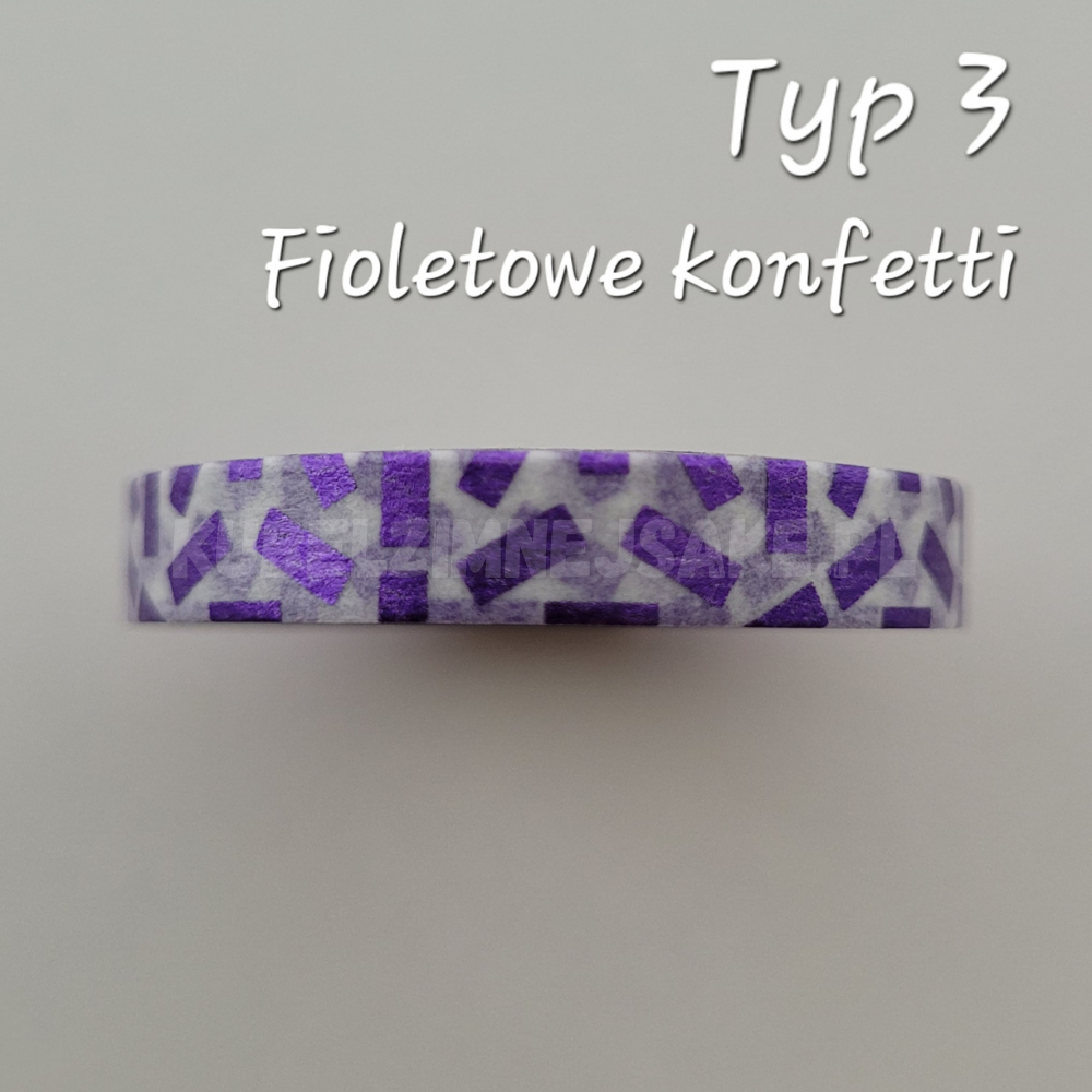 **Nowość* Ozdobna Taśma Washi Slim | Washi Tape z Japonii