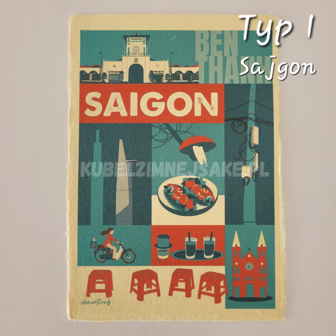 *Nowość* Pocztówki z Wietnamu | Vintage | Seria Limitowana