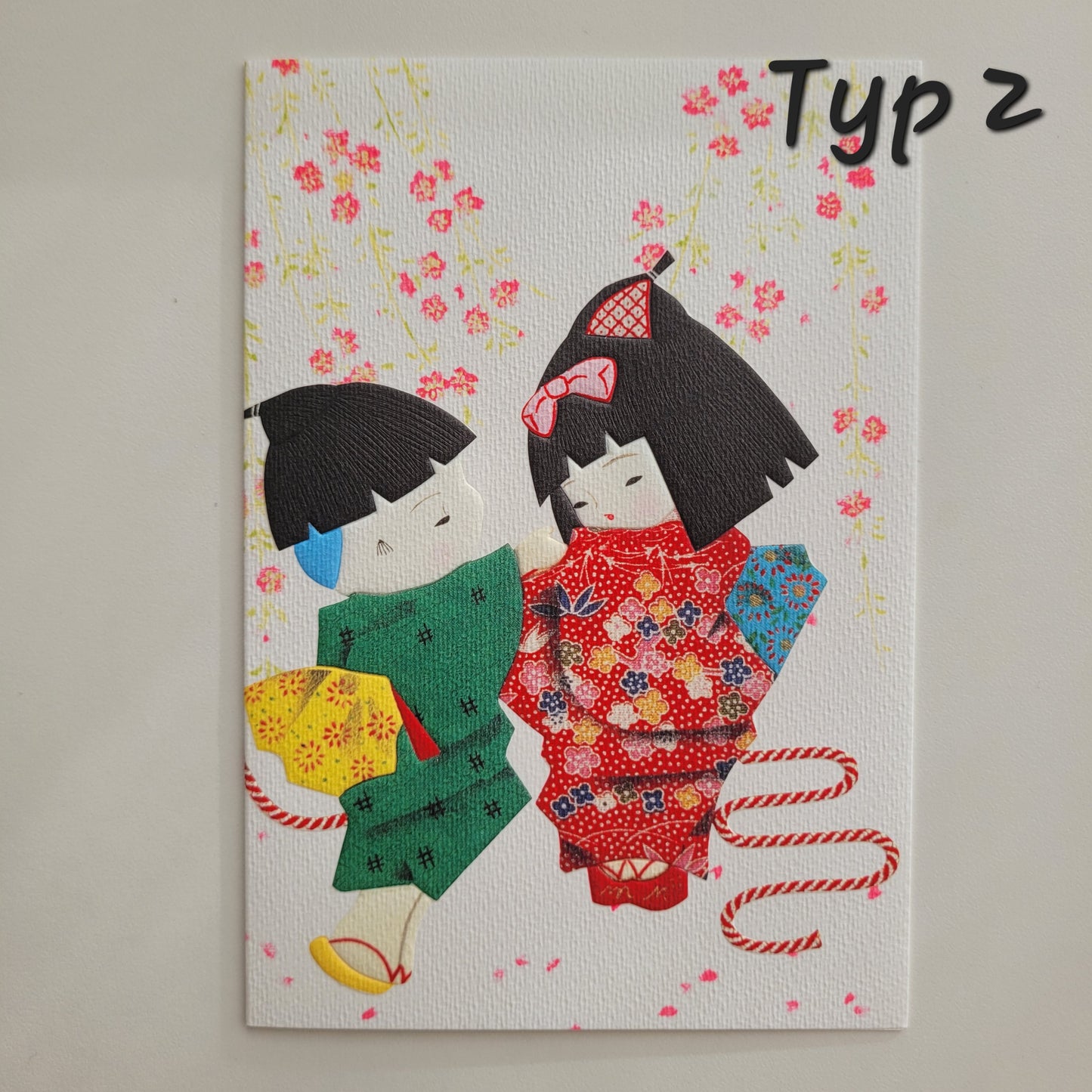 Kartka Okolicznościowa z Japonii - Urodziny, Imieniny