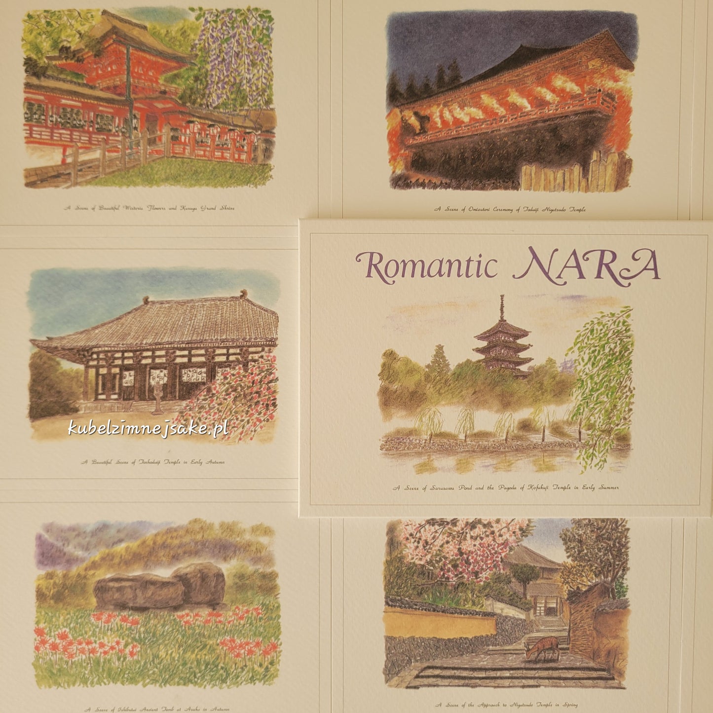 Nara - Pocztówka Kolekcja Romantyczna