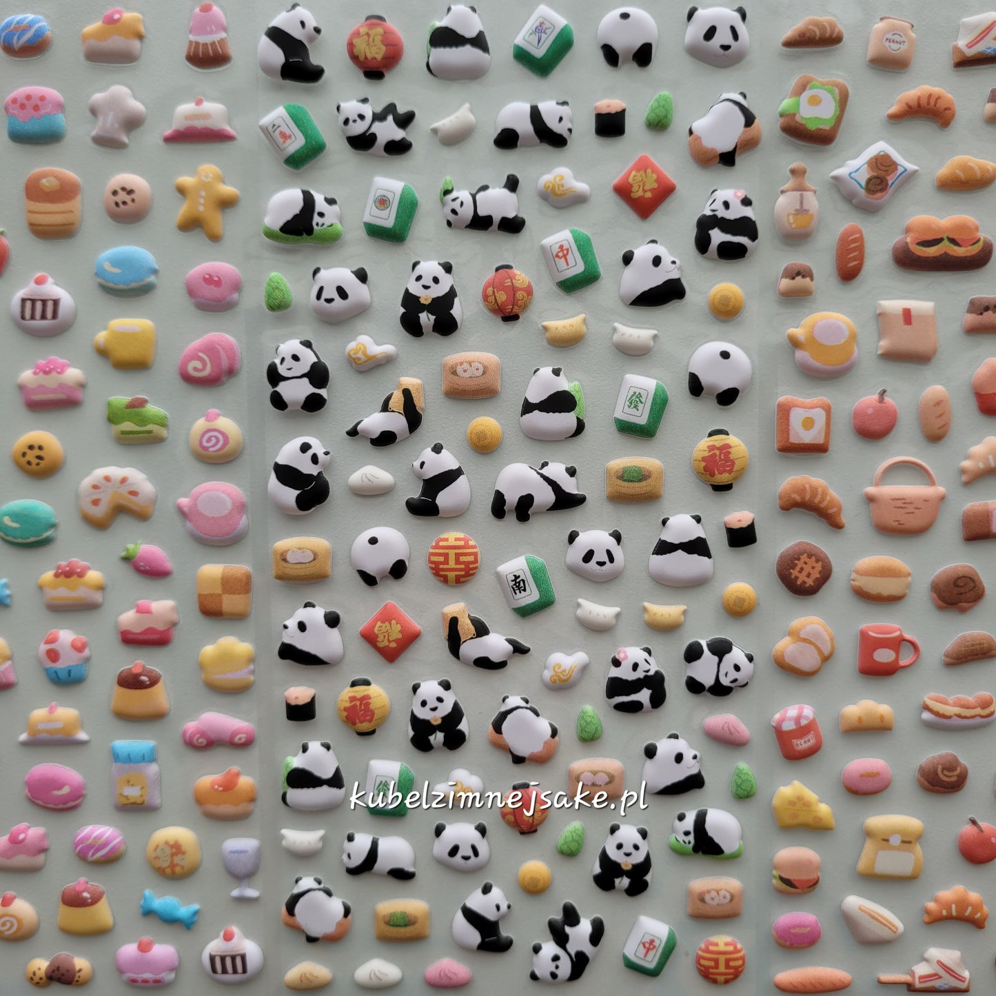 Wypukłe Mini Naklejki