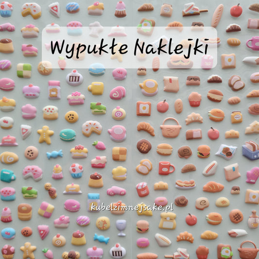 Wypukłe Mini Naklejki