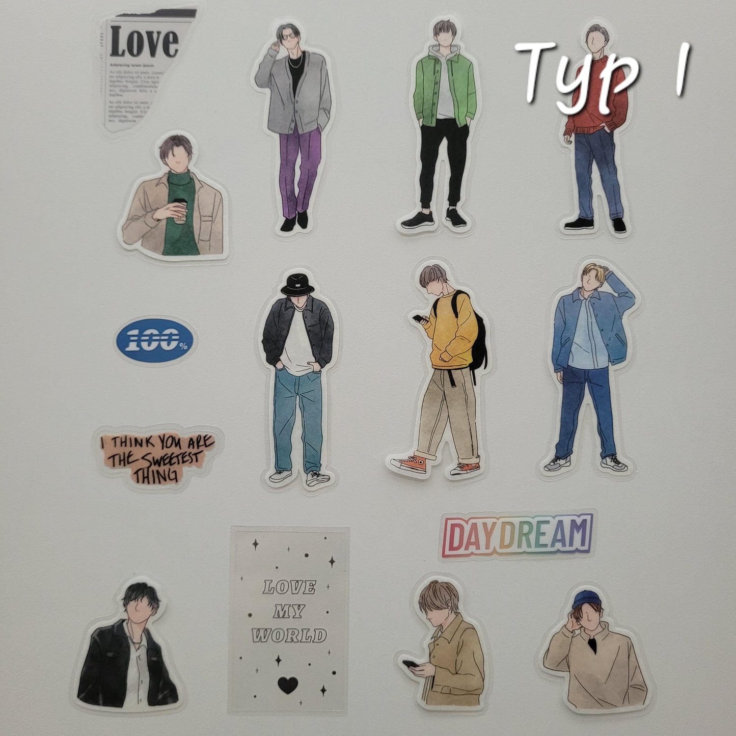 Zestawy Naklejek Typu Flake Stickers