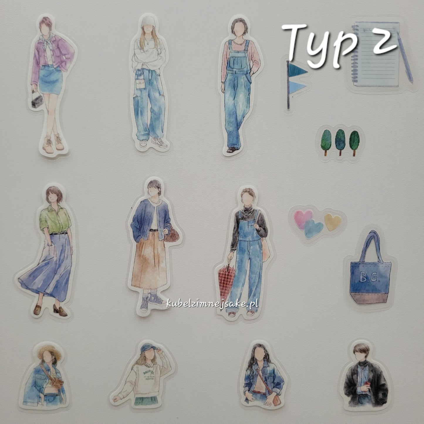 Zestawy Naklejek Typu Flake Stickers