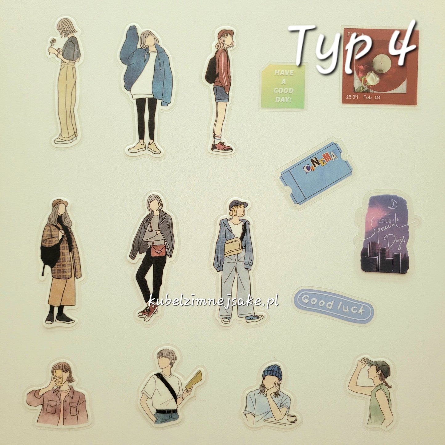 Zestawy Naklejek Typu Flake Stickers