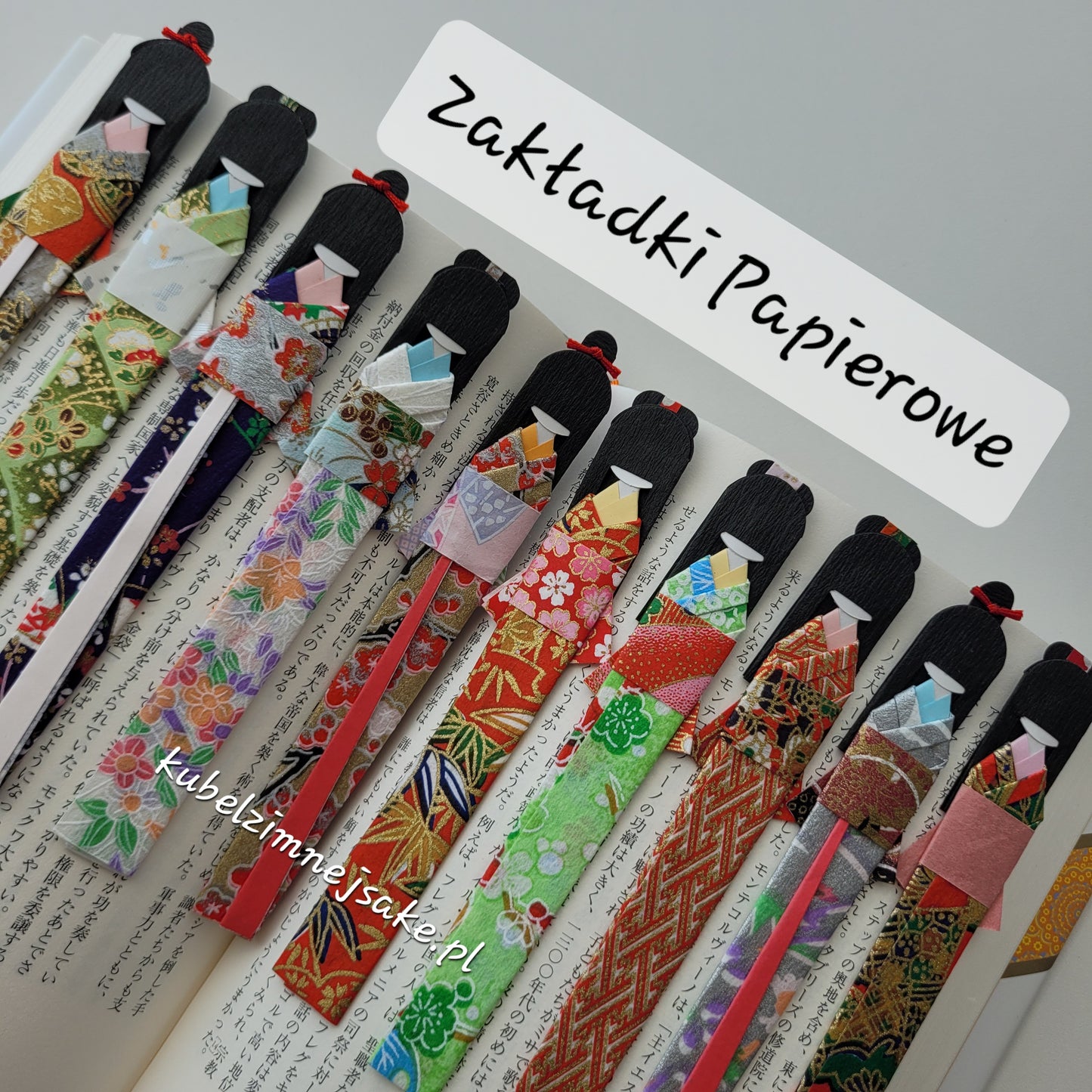 *Popularne* Zakładki do książek z Japonii- Origami