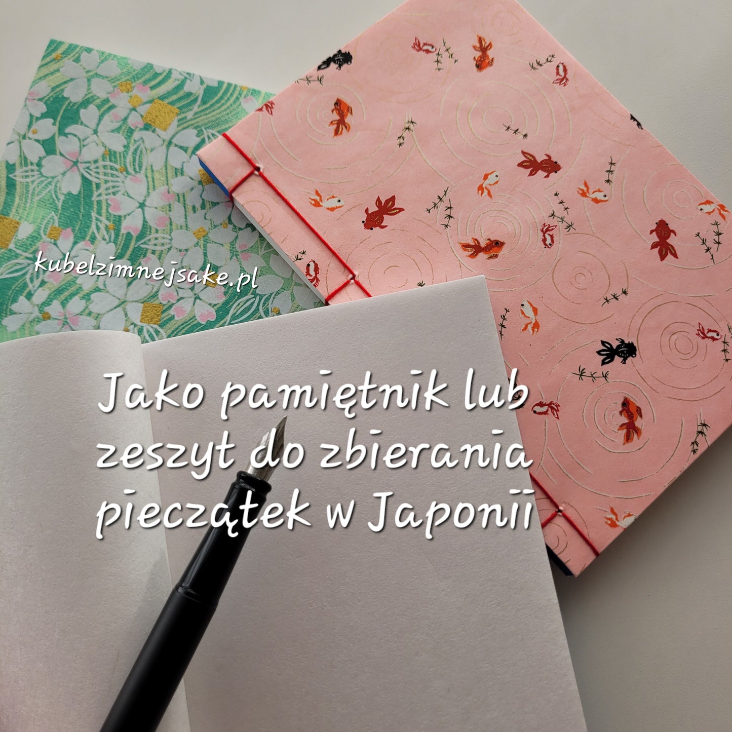 Zeszyt Handmade z Japonii | Pamiętnik | Kolekcjonowanie Pieczątek