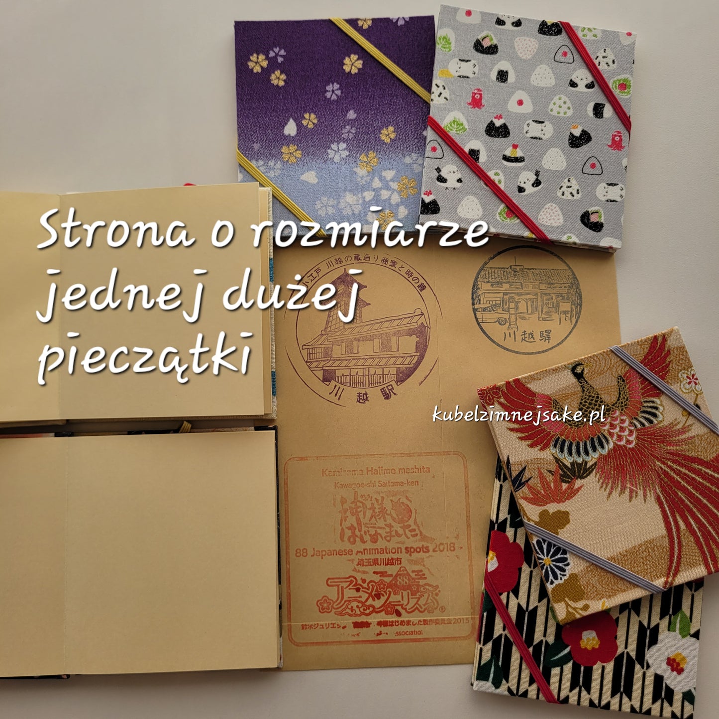*Ostatnia sztuka* Zeszycik na Pieczątki z Japonii | Handmade