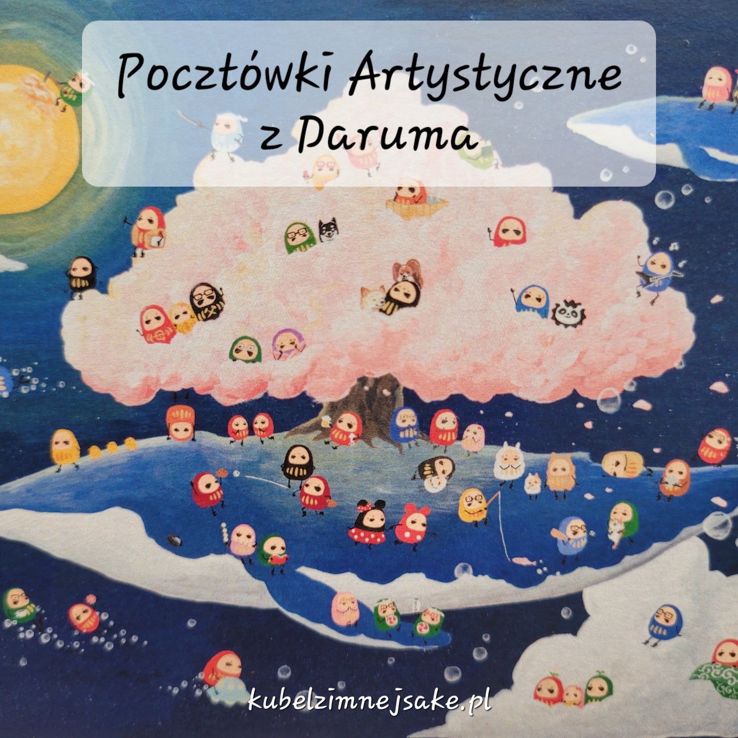 *Nowość* Pocztówki Artystyczne z Daruma | Iwate