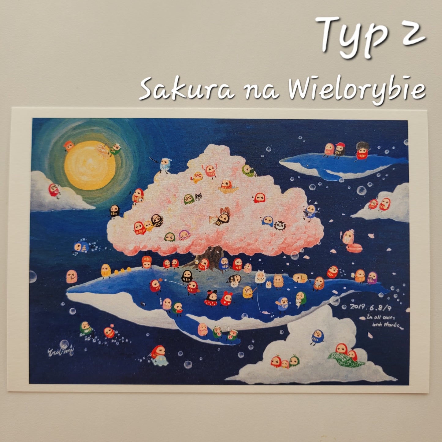 *Nowość* Pocztówki Artystyczne z Daruma | Iwate