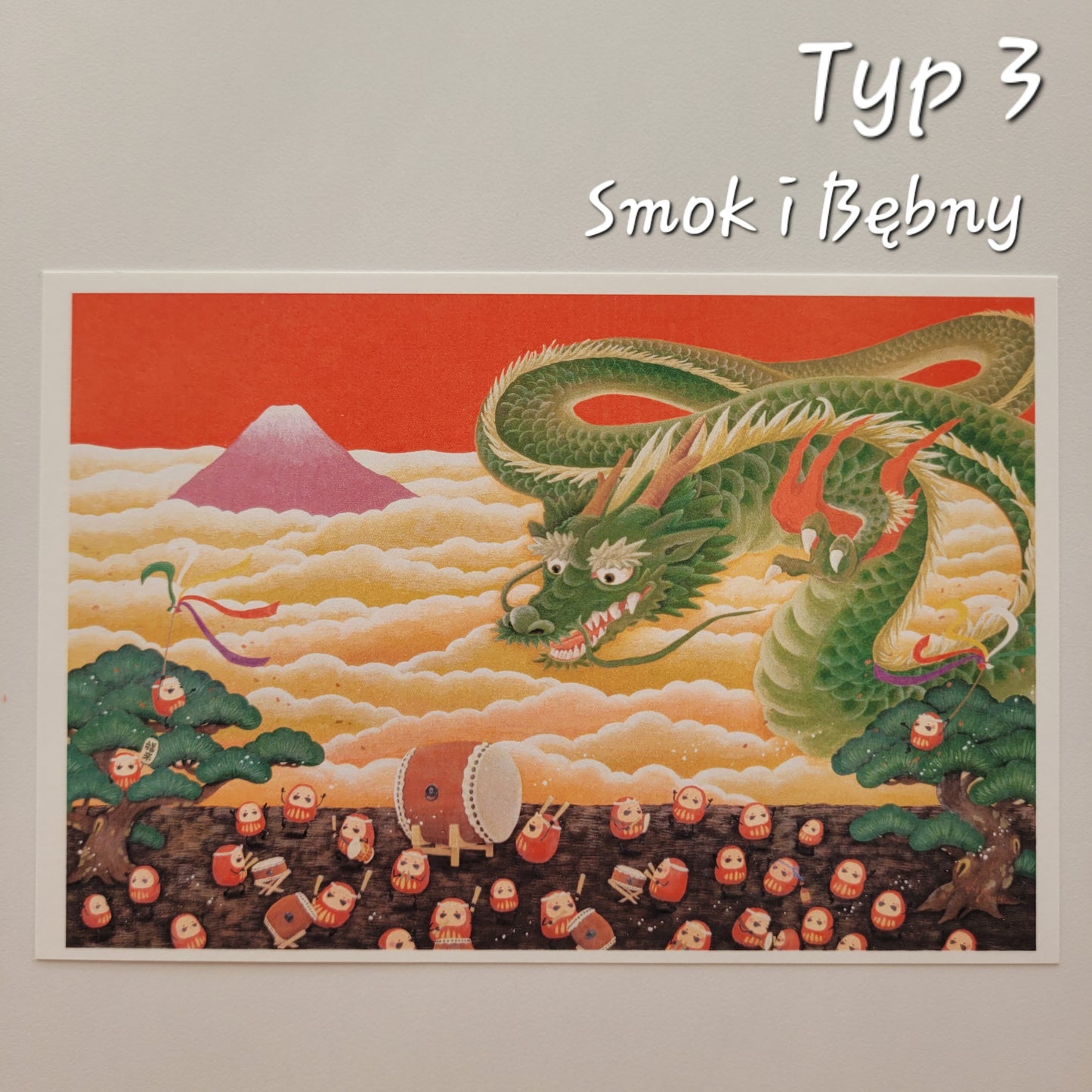 *Nowość* Pocztówki Artystyczne z Daruma | Iwate