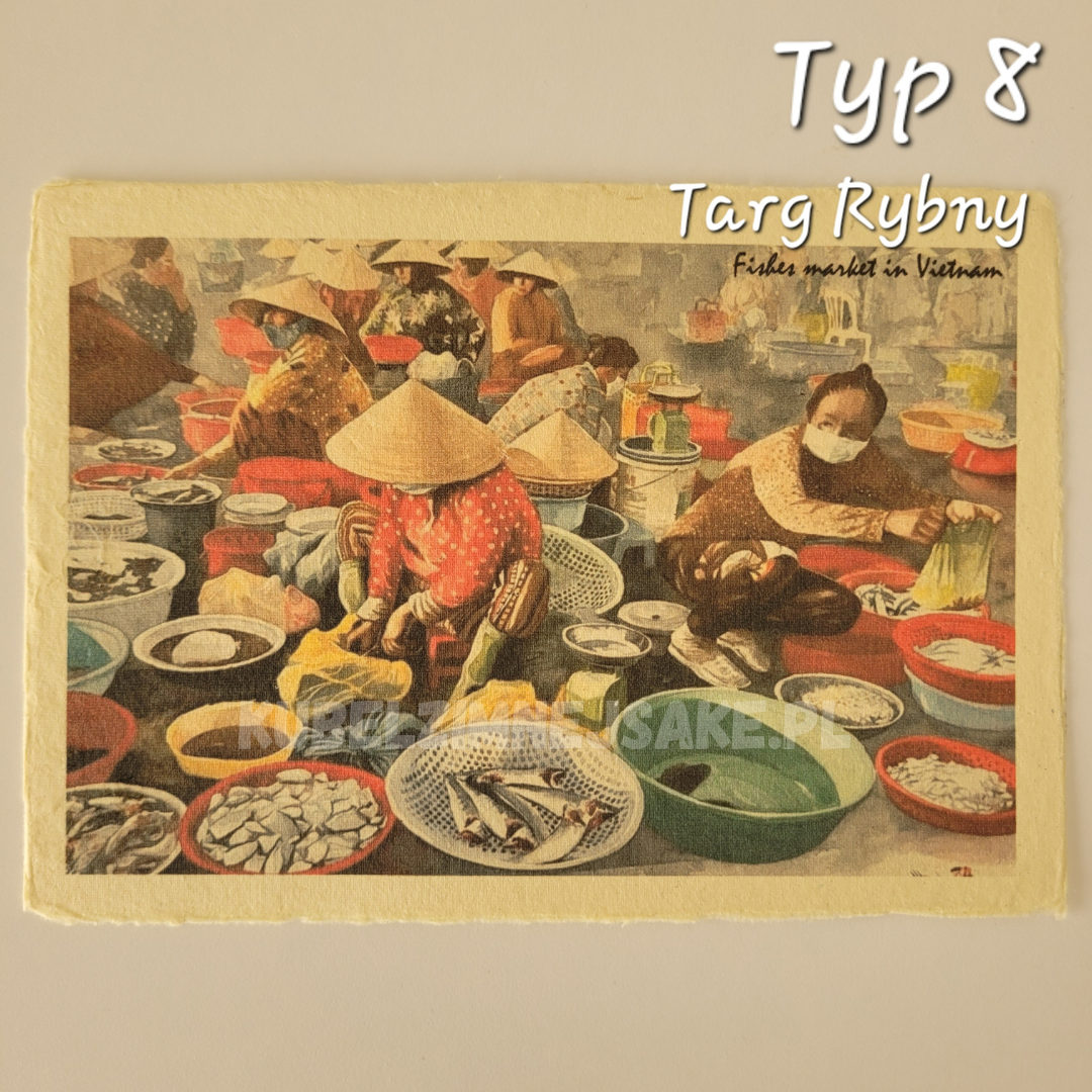 *Nowość* Pocztówki z Wietnamu | Vintage | Seria Limitowana