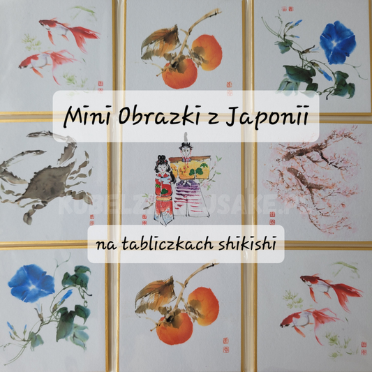 **Nowość* Obrazki z japońskimi motywami na tabliczkach shikishi