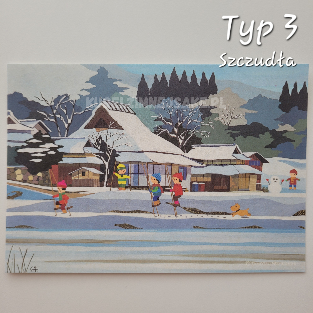 *Ferie* Pocztówki "Zimowe Zabawy"