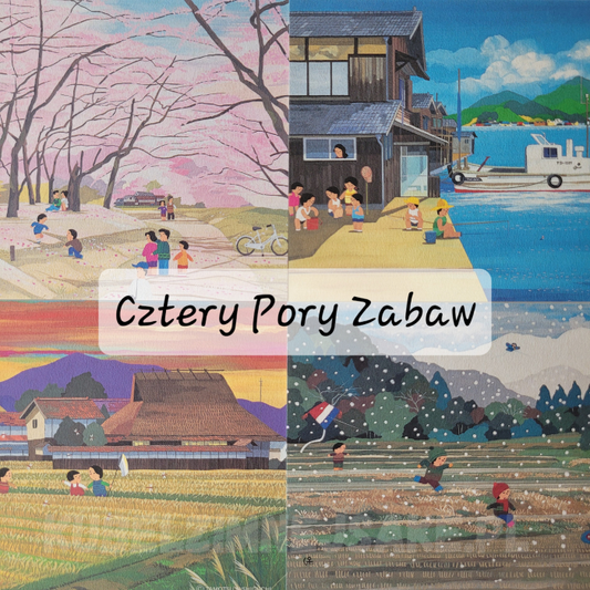 **Nowość* Pocztówki "Cztery Pory Zabaw"