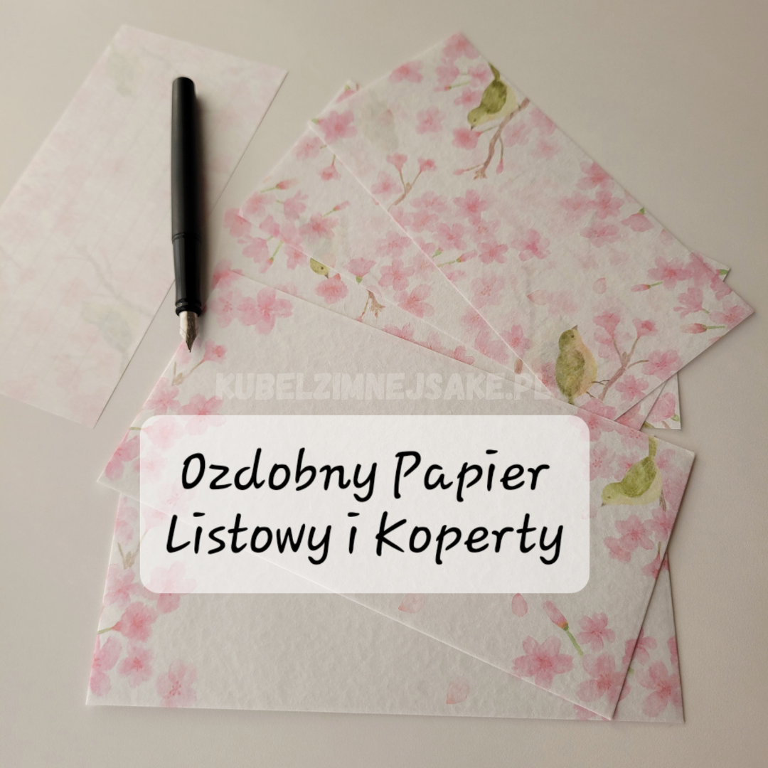 **Nowość* Japoński Papier do Pisania Listów