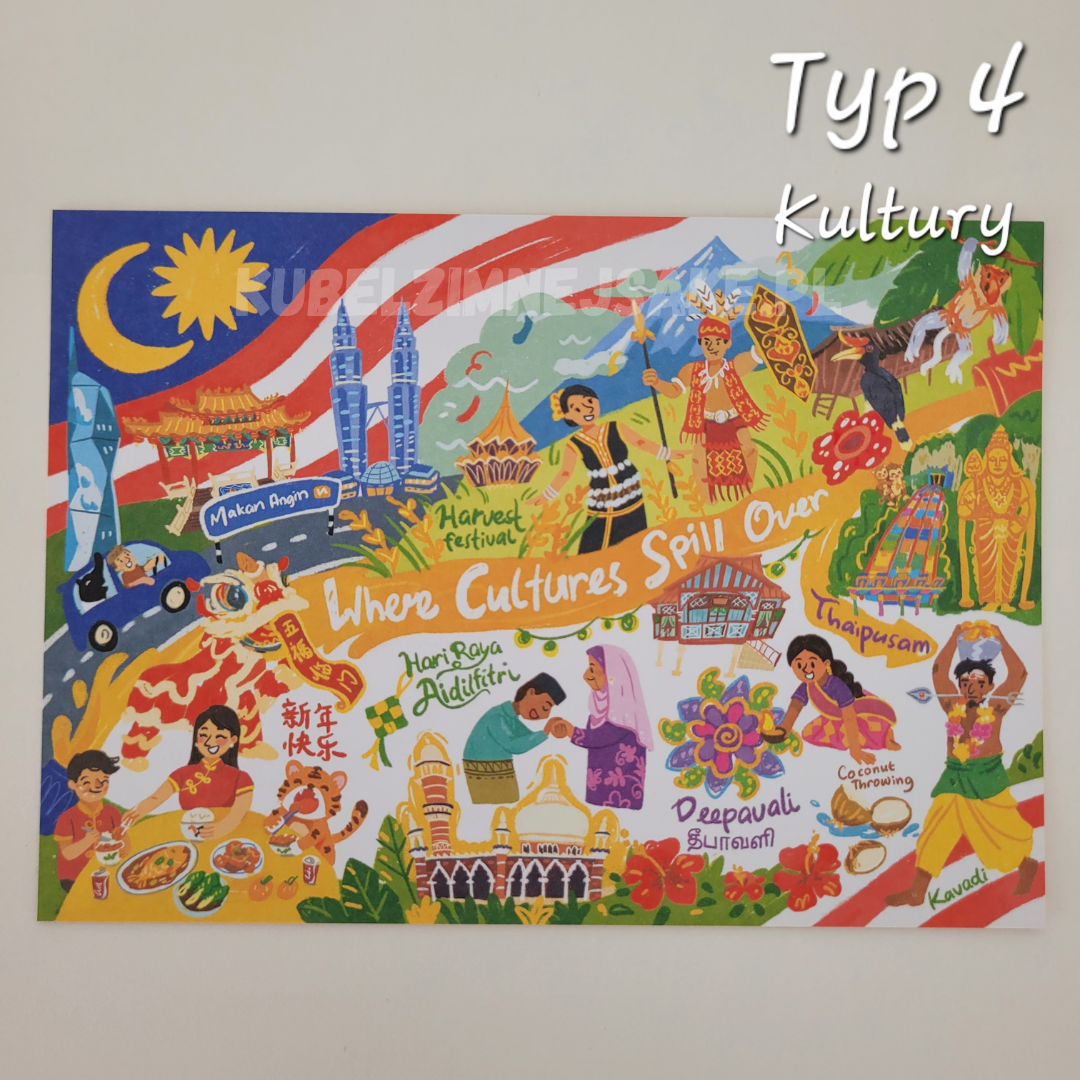 *Nowość* Pocztówki z Malezji | Seria Limitowana