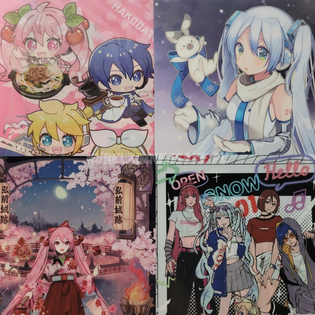 *Hokkaido* Foldery A4 z Vocaloidami