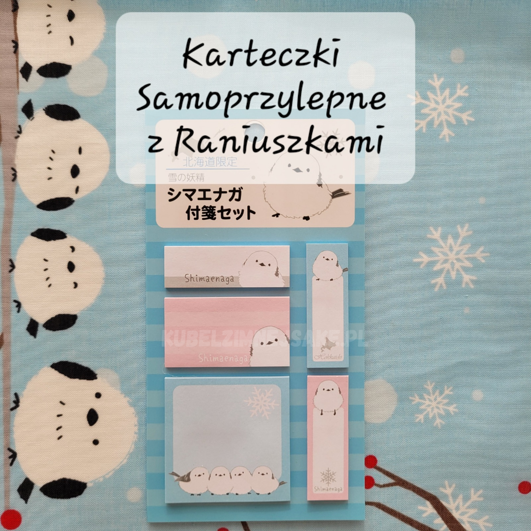 *Hokkaido* Karteczki Samoprzylepne z Raniuszkami